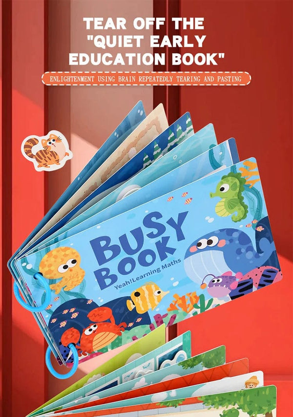 Planet Gates Montessori Baby Busy book My First Quiet Book Paste Early Learning Education Toy Children Toy Matching Game for Babies 2 3 Years