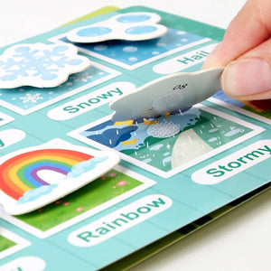Planet Gates Montessori Baby Busy book My First Quiet Book Paste Early Learning Education Toy Children Toy Matching Game for Babies 2 3 Years