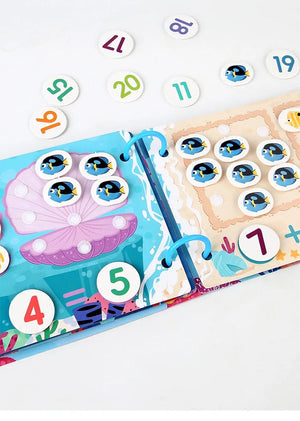 Planet Gates Montessori Baby Busy book My First Quiet Book Paste Early Learning Education Toy Children Toy Matching Game for Babies 2 3 Years