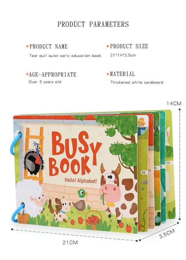 Planet Gates Montessori Baby Busy book My First Quiet Book Paste Early Learning Education Toy Children Toy Matching Game for Babies 2 3 Years