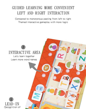 Planet Gates Montessori Baby Busy book My First Quiet Book Paste Early Learning Education Toy Children Toy Matching Game for Babies 2 3 Years