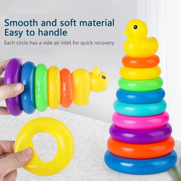 Planet Gates Montessori Baby Toy Rolling Ball Tower Montessori Educational Games For Babies Stacking Track Baby Development Toys 1 2 3 Years