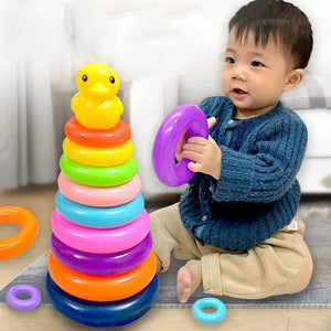 Planet Gates Montessori Baby Toy Rolling Ball Tower Montessori Educational Games For Babies Stacking Track Baby Development Toys 1 2 3 Years
