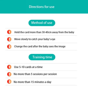 Planet Gates Montessori Baby Visual Stimulation Card Toy High Contrast Visual Stimulation Learning Toys for Baby Black and White Flash Cards