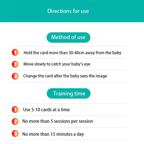 Planet Gates Montessori Baby Visual Stimulation Card Toy High Contrast Visual Stimulation Learning Toys for Baby Black and White Flash Cards