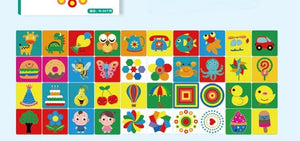 Planet Gates Montessori Baby Visual Stimulation Card Toy High Contrast Visual Stimulation Learning Toys for Baby Black and White Flash Cards