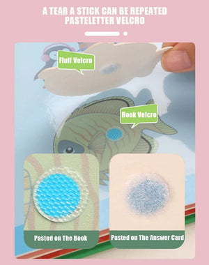 Planet Gates Montessori Busy Book for Kids Sticker Quiet Book Baby Early Educational Toy toddlers Matching Puzzles Game Learning Toys Gifts