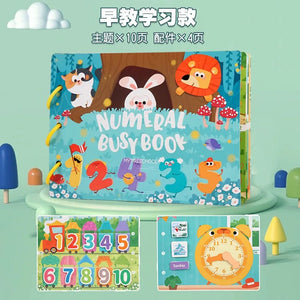 Planet Gates Montessori Busy Book for Kids Sticker Quiet Book Baby Early Educational Toy toddlers Matching Puzzles Game Learning Toys Gifts
