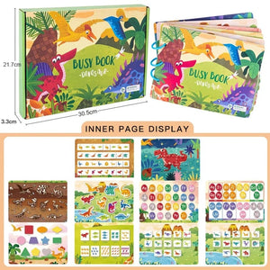 Planet Gates Montessori Busy Book for Kids Sticker Quiet Book Baby Early Educational Toy toddlers Matching Puzzles Game Learning Toys Gifts