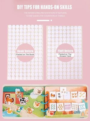 Planet Gates Montessori Busy Book for Kids Sticker Quiet Book Baby Early Educational Toy toddlers Matching Puzzles Game Learning Toys Gifts