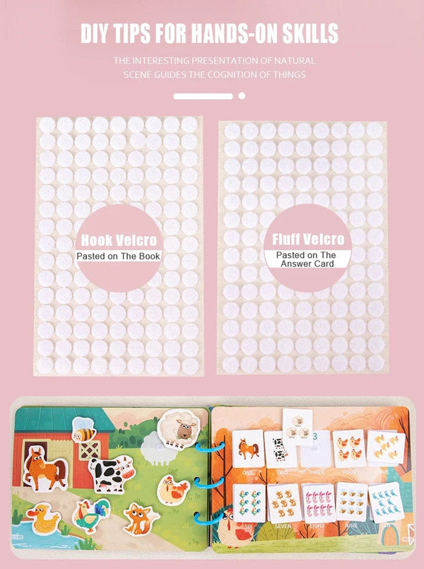 Planet Gates Montessori Busy Book for Kids Sticker Quiet Book Baby Early Educational Toy toddlers Matching Puzzles Game Learning Toys Gifts