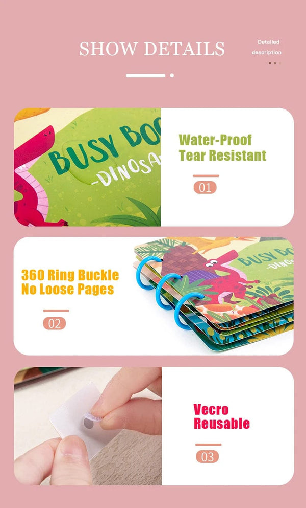 Planet Gates Montessori Busy Book for Kids Sticker Quiet Book Baby Early Educational Toy toddlers Matching Puzzles Game Learning Toys Gifts