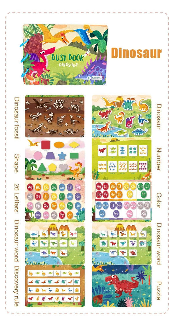 Planet Gates Montessori Busy Book for Kids Sticker Quiet Book Baby Early Educational Toy toddlers Matching Puzzles Game Learning Toys Gifts