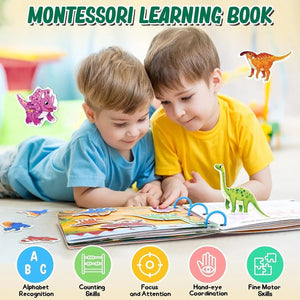 Planet Gates Montessori Busy Book for Kids Sticker Quiet Book Baby Early Educational Toy toddlers Matching Puzzles Game Learning Toys Gifts