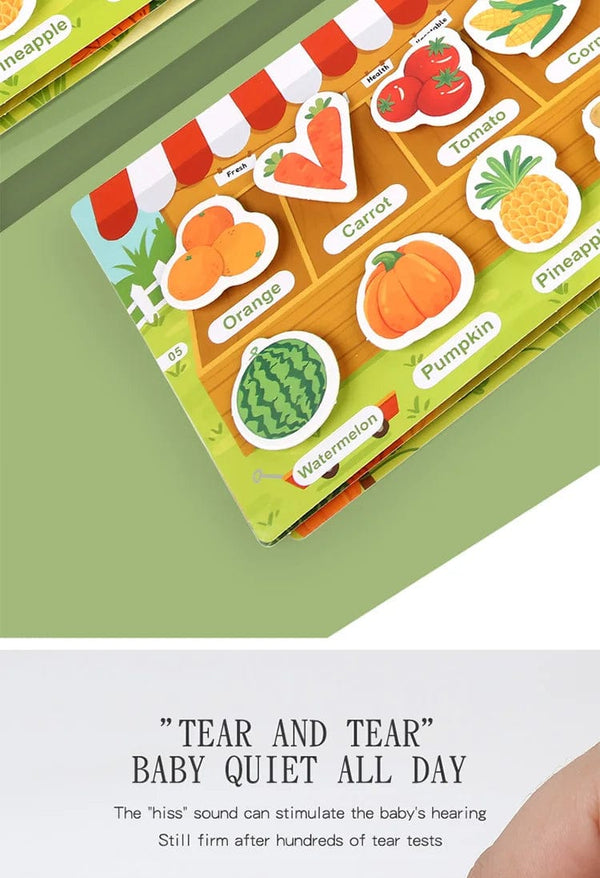 Planet Gates Montessori Busy Book Sticker Quiet Book for Kids Early Educational Toy Toddlers Matching Puzzles Game Baby Learning Toys Gifts