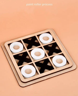 Planet Gates Montessori Chess Play Wooden Jigsaw Toy Game Interaction Puzzles Training Brain Learing Early Educational Toys For Children Kids