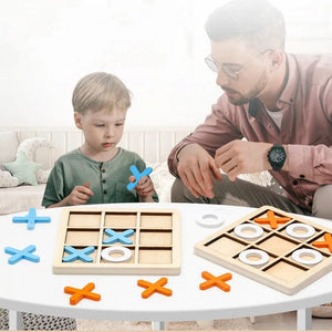Planet Gates Montessori Chess Play Wooden Jigsaw Toy Game Interaction Puzzles Training Brain Learing Early Educational Toys For Children Kids