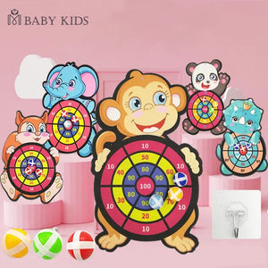 Planet Gates Montessori Dart Board Target Sports Game Toys For Children 4 To 6 Years Old Outdoor Toy Child Indoor Girls Sticky Ball Boys Gift