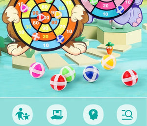 Planet Gates Montessori Dart Board Target Sports Game Toys For Children 4 To 6 Years Old Outdoor Toy Child Indoor Girls Sticky Ball Boys Gift