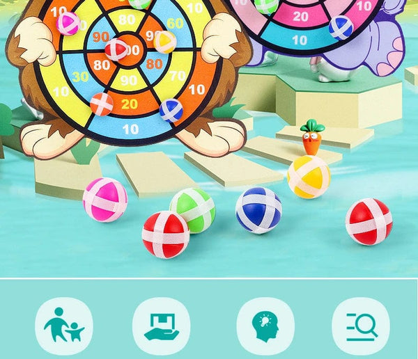 Planet Gates Montessori Dart Board Target Sports Game Toys For Children 4 To 6 Years Old Outdoor Toy Child Indoor Girls Sticky Ball Boys Gift