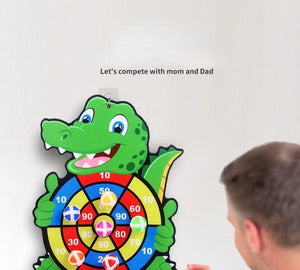 Planet Gates Montessori Dart Board Target Sports Game Toys For Children 4 To 6 Years Old Outdoor Toy Child Indoor Girls Sticky Ball Boys Gift