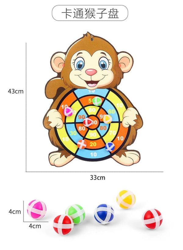 Planet Gates Montessori Dart Board Target Sports Game Toys For Children 4 To 6 Years Old Outdoor Toy Child Indoor Girls Sticky Ball Boys Gift