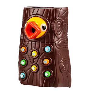 Planet Gates Montessori Educational Toys for Children Woodpecker Catch Worms Toy Toddler Kids Magnetic Games for Babi Development Busy Board