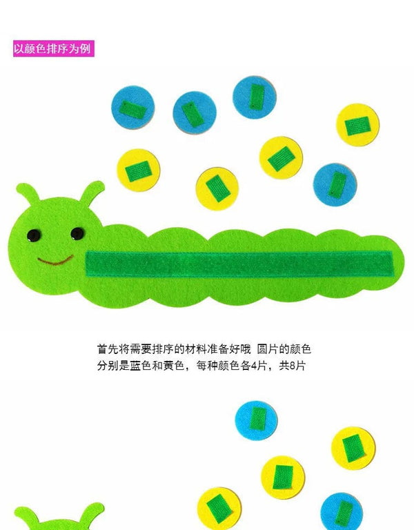 Planet Gates Montessori Materials Caterpillar DIY Math Toys Kids Toys Number Educational Learning Toys for Children Preschool Teaching Aids