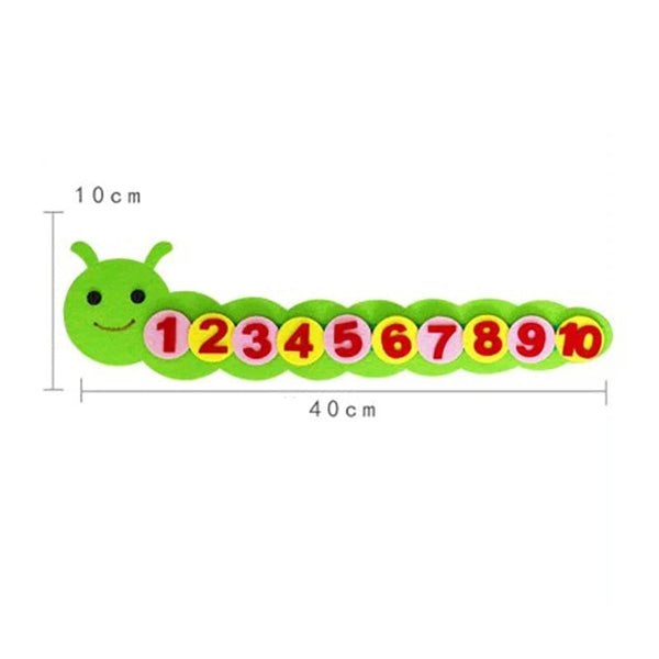 Planet Gates Montessori Materials Caterpillar DIY Math Toys Kids Toys Number Educational Learning Toys for Children Preschool Teaching Aids
