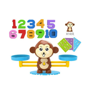 Planet Gates Montessori Math Toy Monkey Balance Baby Montessori Educational Games Number Toy Educational Learning Toys Teaching Material