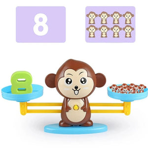 Planet Gates Montessori Math Toy Monkey Balance Baby Montessori Educational Games Number Toy Educational Learning Toys Teaching Material