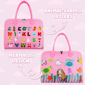 Planet Gates Montessori Toddler Busy Board Educational Activity for Basic Dress Motor Skills Baby Learning Toys for Travel