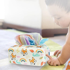 Planet Gates Montessori Toy Baby Tissue Box Sensory Toy Montessori Development  Baby Toy Newborn Kids Learning Education Toy for Children