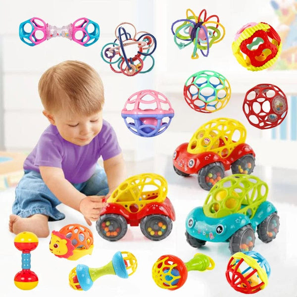 Planet Gates Montessori Toy Rubber Textured Multi Tactile Touch Balls Baby Training Massage Soft Balls for Baby Toys 0 6 12 Months