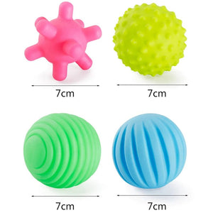 Planet Gates Montessori Toy Rubber Textured Multi Tactile Touch Balls Baby Training Massage Soft Balls for Baby Toys 0 6 12 Months