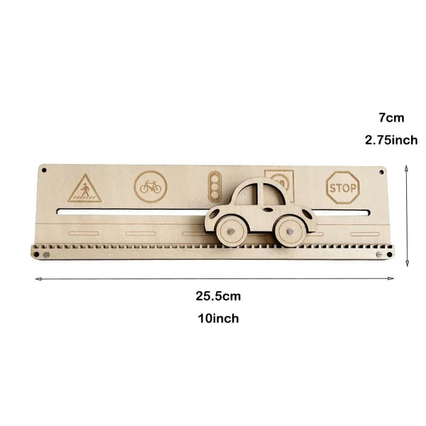 Planet Gates Montessori Toys Busy Board Diy Accessories Learning Education Busy Board Games for Baby Activity Board Components Wooden Parts