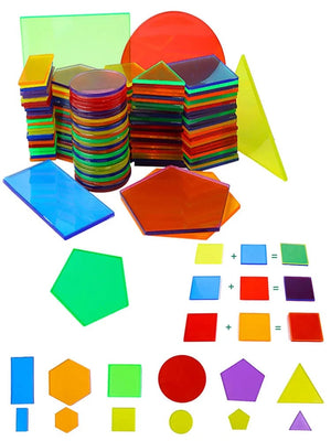 Planet Gates Montessori Translucent Geometric Puzzle Kids Toys Rainbow Blocks DIY Thinking Game Sensory Education Learning Light Table Toys