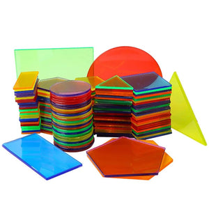 Planet Gates Montessori Translucent Geometric Puzzle Kids Toys Rainbow Blocks DIY Thinking Game Sensory Education Learning Light Table Toys