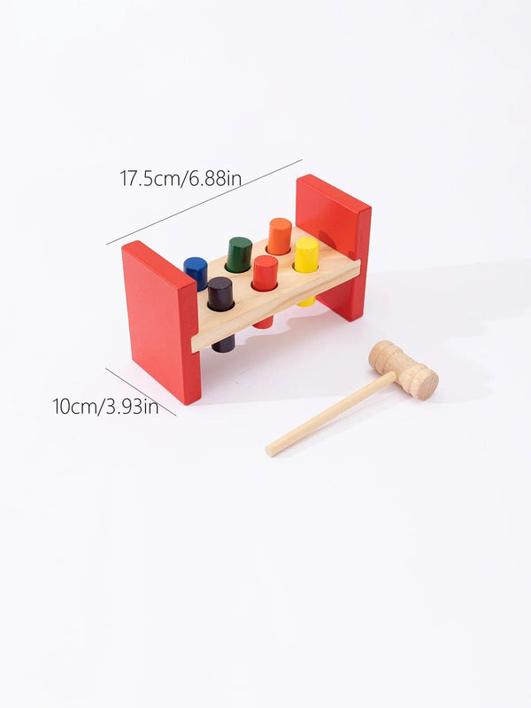 Planet Gates Montessori Wooden Hammering Toy - Develop Fine Motor Skills & Educational Fun for Toddlers