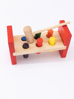 Planet Gates Montessori Wooden Hammering Toy - Develop Fine Motor Skills & Educational Fun for Toddlers