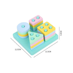 Planet Gates Montessori Wooden Toys for Babies 1 2 3 Years Boy Girl Gift Baby Development Games Wood Puzzle for Kids Educational Learning Toy