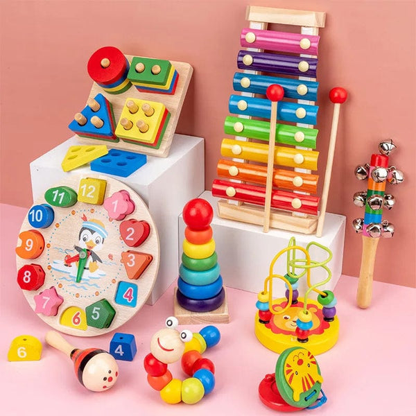 Planet Gates Montessori Wooden Toys Kids 3D Wooden Puzzles Early Learning Games Toys Educational Wooden Toys For Children 3-6Years