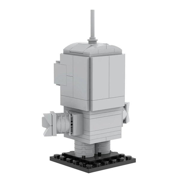 Planet Gates MOOXI Cartoon Brick 110Pcs Future World Robot Model Parts BrickHeadsed MOC Figure Building Blocks Kids Toys For Children MOC1066