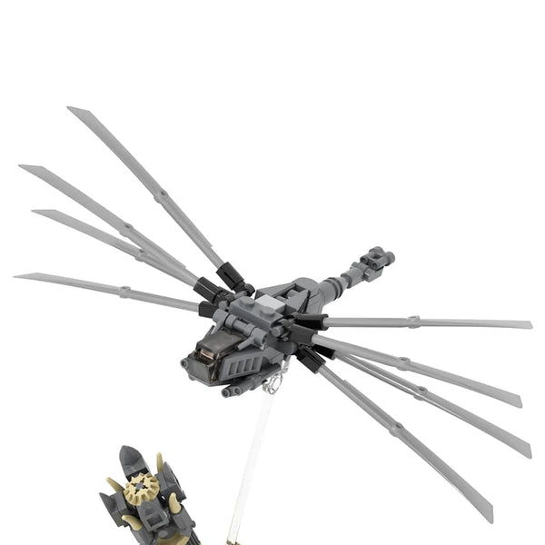 Planet Gates MOOXI Dune Ornithopter 135Pcs MOC Bricks Science Movie Atreides Scene Model Building Blocks Kids Toys For Children Gifts MOC1463