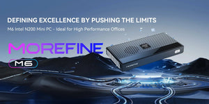 Planet Gates MOREFINE M6 Mini PC 12th Gen Intel N100/N200 Windows 11Pro DDR5 2933MHz NVMe SSD Pocket Computer PC HDMI2.0 4K@60Hz WiFi 6 BT5.2