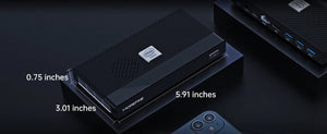 Planet Gates MOREFINE M6 Mini PC 12th Gen Intel N100/N200 Windows 11Pro DDR5 2933MHz NVMe SSD Pocket Computer PC HDMI2.0 4K@60Hz WiFi 6 BT5.2