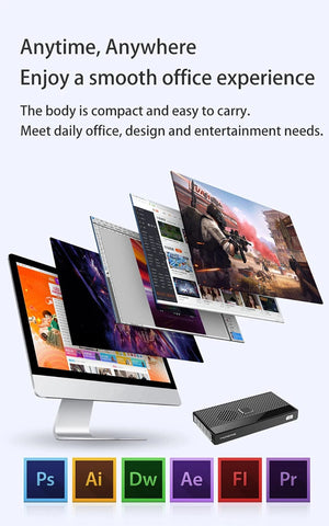 Planet Gates MOREFINE M6 Mini PC 12th Gen Intel N100/N200 Windows 11Pro DDR5 2933MHz NVMe SSD Pocket Computer PC HDMI2.0 4K@60Hz WiFi 6 BT5.2