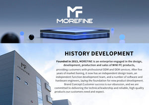 Planet Gates MOREFINE M6 Mini PC 12th Gen Intel N100/N200 Windows 11Pro DDR5 2933MHz NVMe SSD Pocket Computer PC HDMI2.0 4K@60Hz WiFi 6 BT5.2