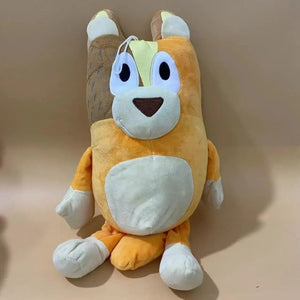 Planet Gates mother / 44-45cm Bluey Family Plush Toys Cute Simulation Pet Dog Patrol Bingo Sister Kawai Plush Children'S Toy Doll Christmas Birthday Gift Toy