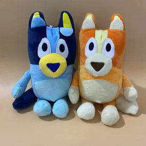 Planet Gates mother / 44-45cm Bluey Family Plush Toys Cute Simulation Pet Dog Patrol Bingo Sister Kawai Plush Children'S Toy Doll Christmas Birthday Gift Toy